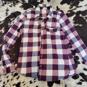Roxy flannel top